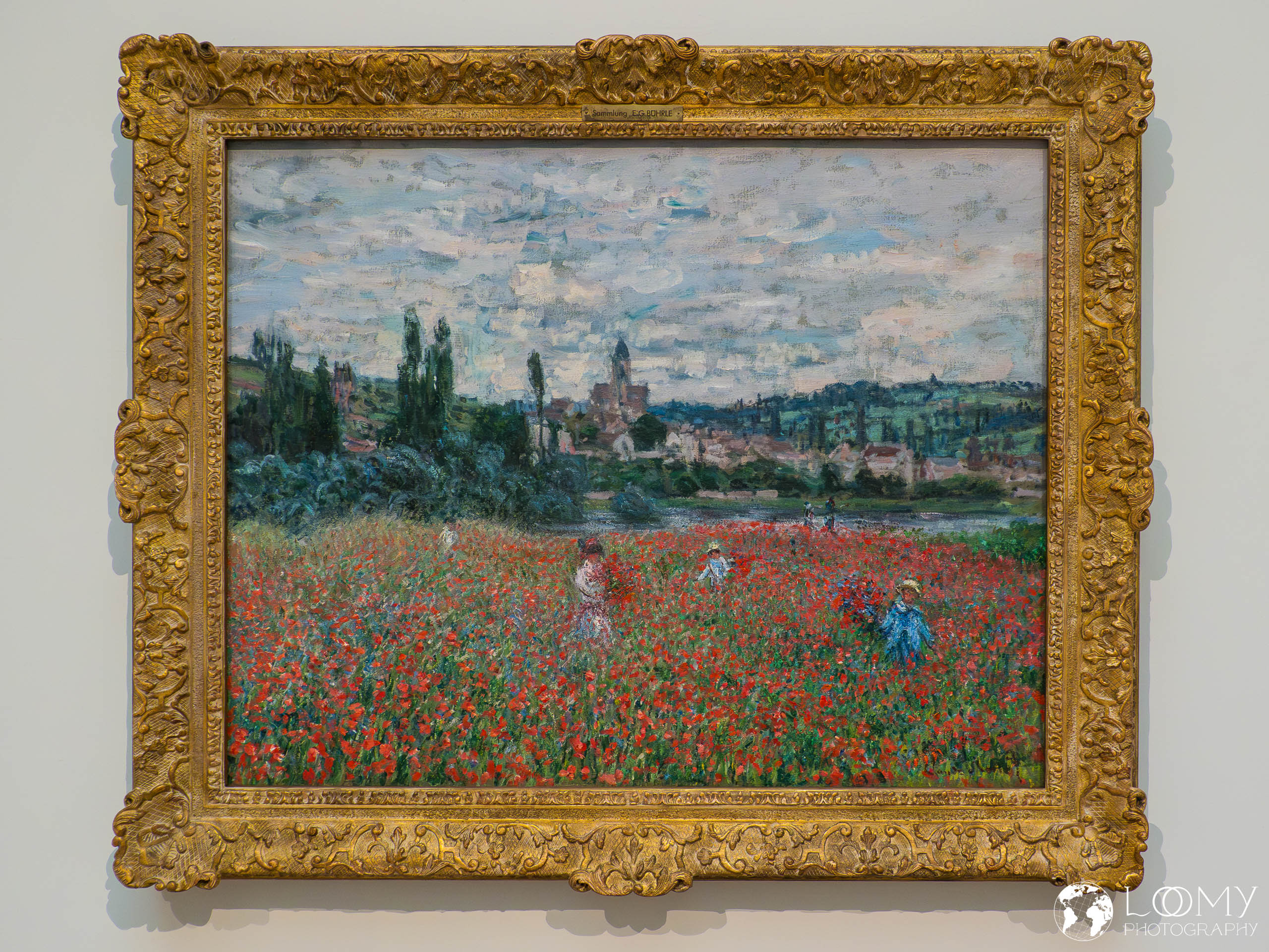 Mohnblumenfeld bei Vétheuil