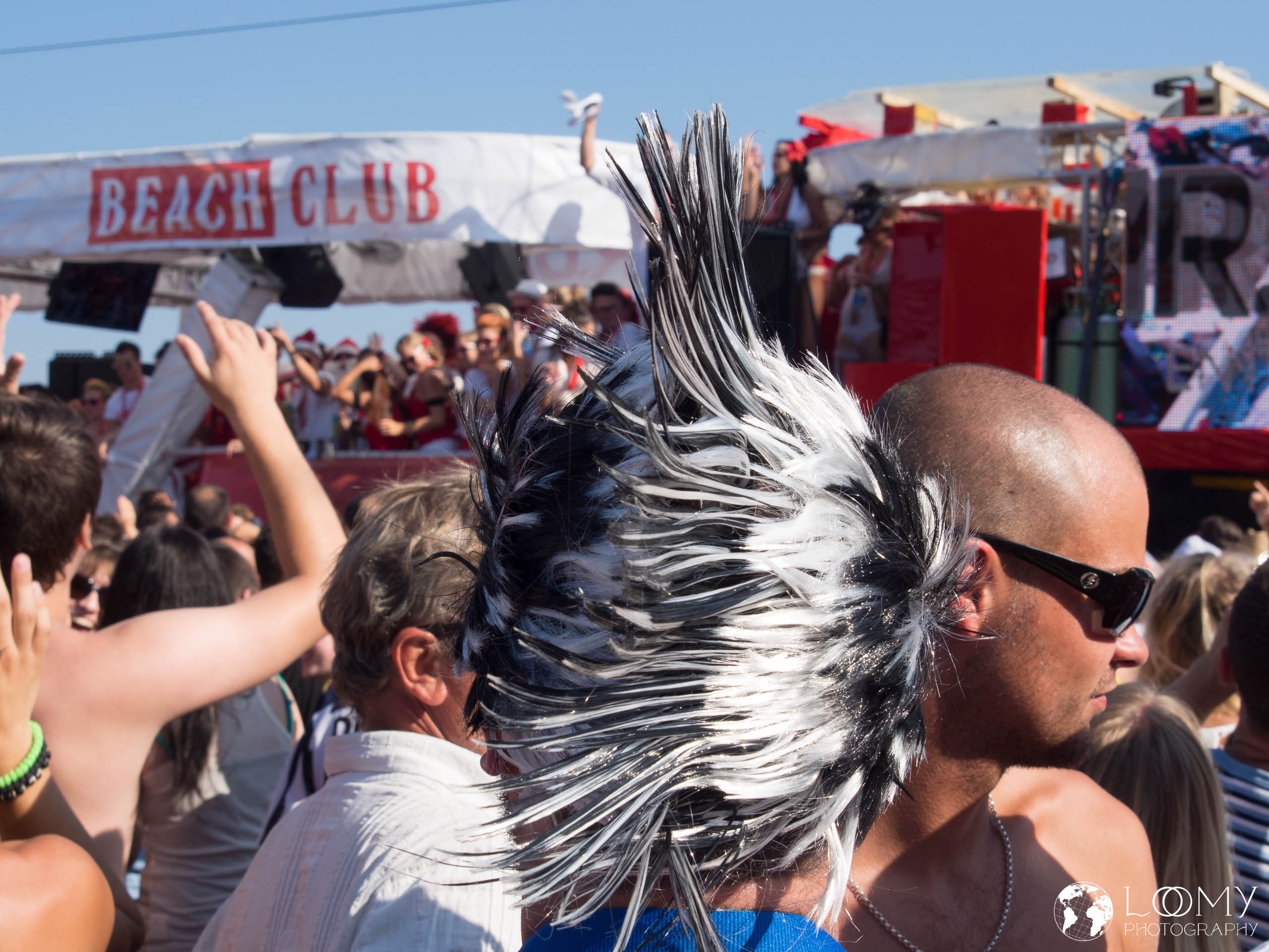 Kein graues Haar, sondern Zebra-Look ist angesagt