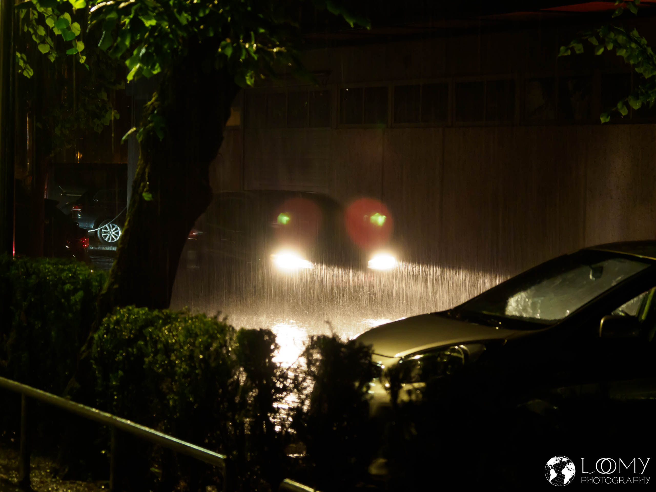 Strömender  Regen zum Abschluss