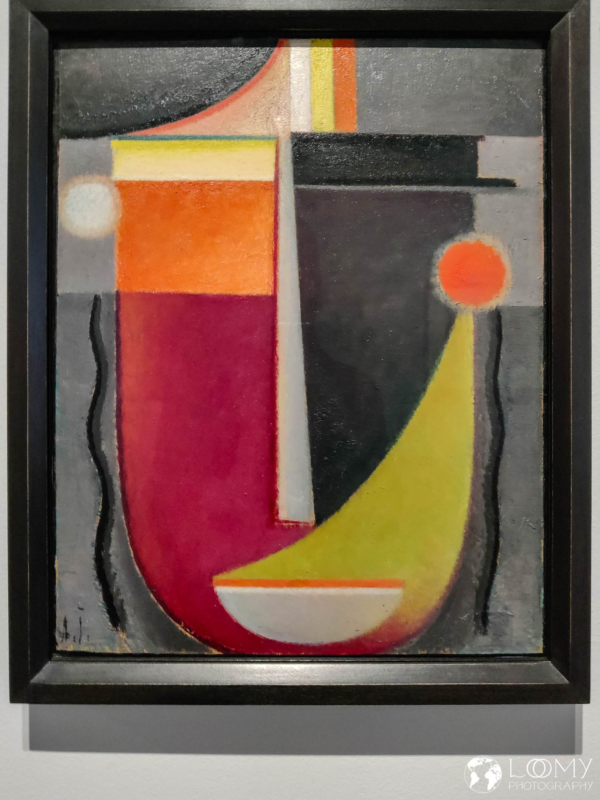 Abstrakter Kopf: Erloschene Glut, 1927