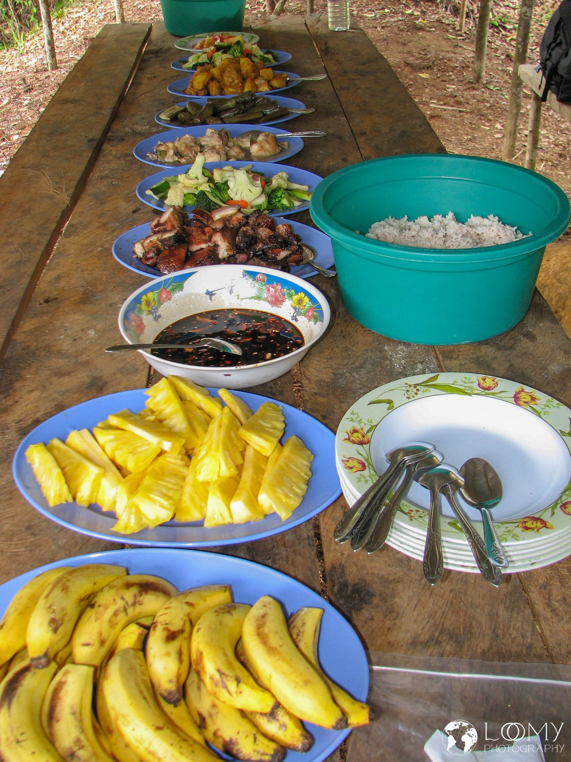 Vorbereitung des Picknicks