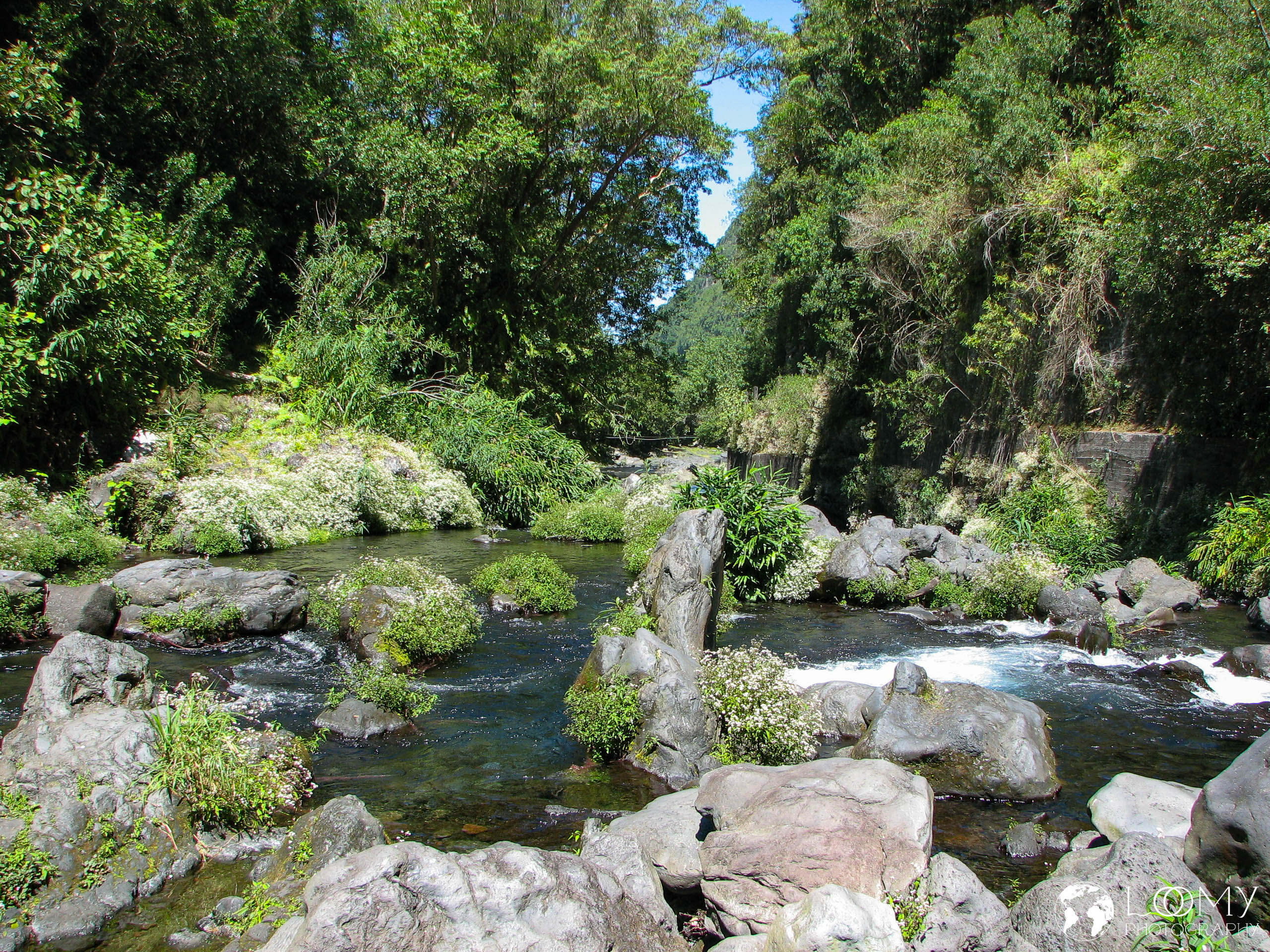 La cascade du trou noir