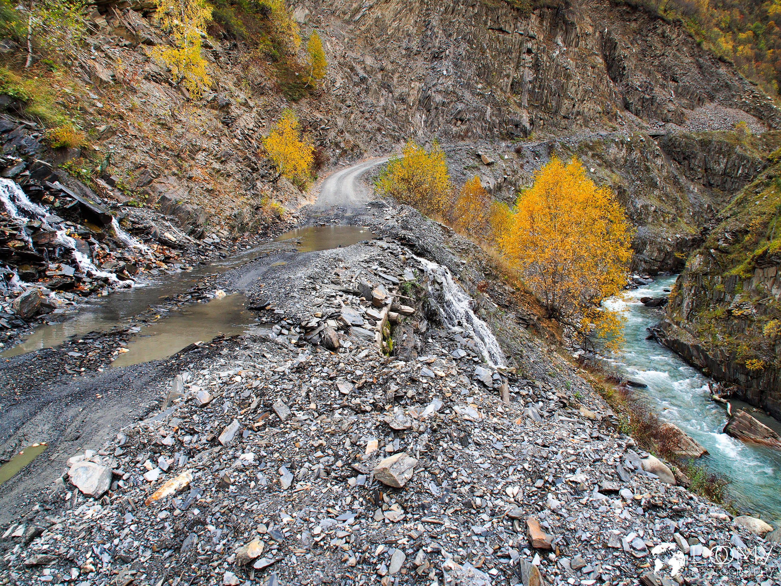 "Strasse" von Mestia nach Ushguli