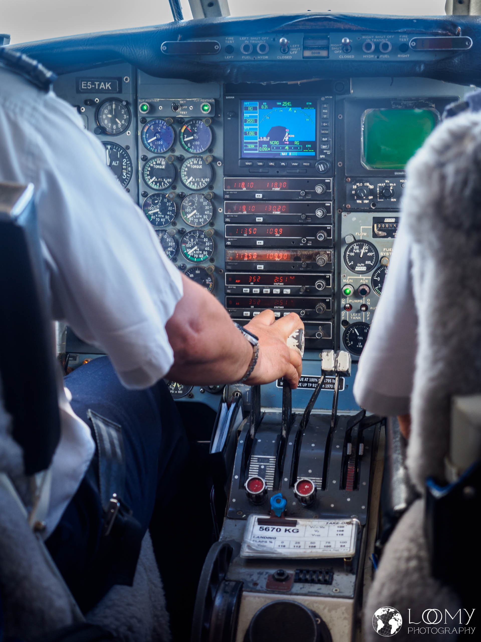 Blick  ins Cockpit