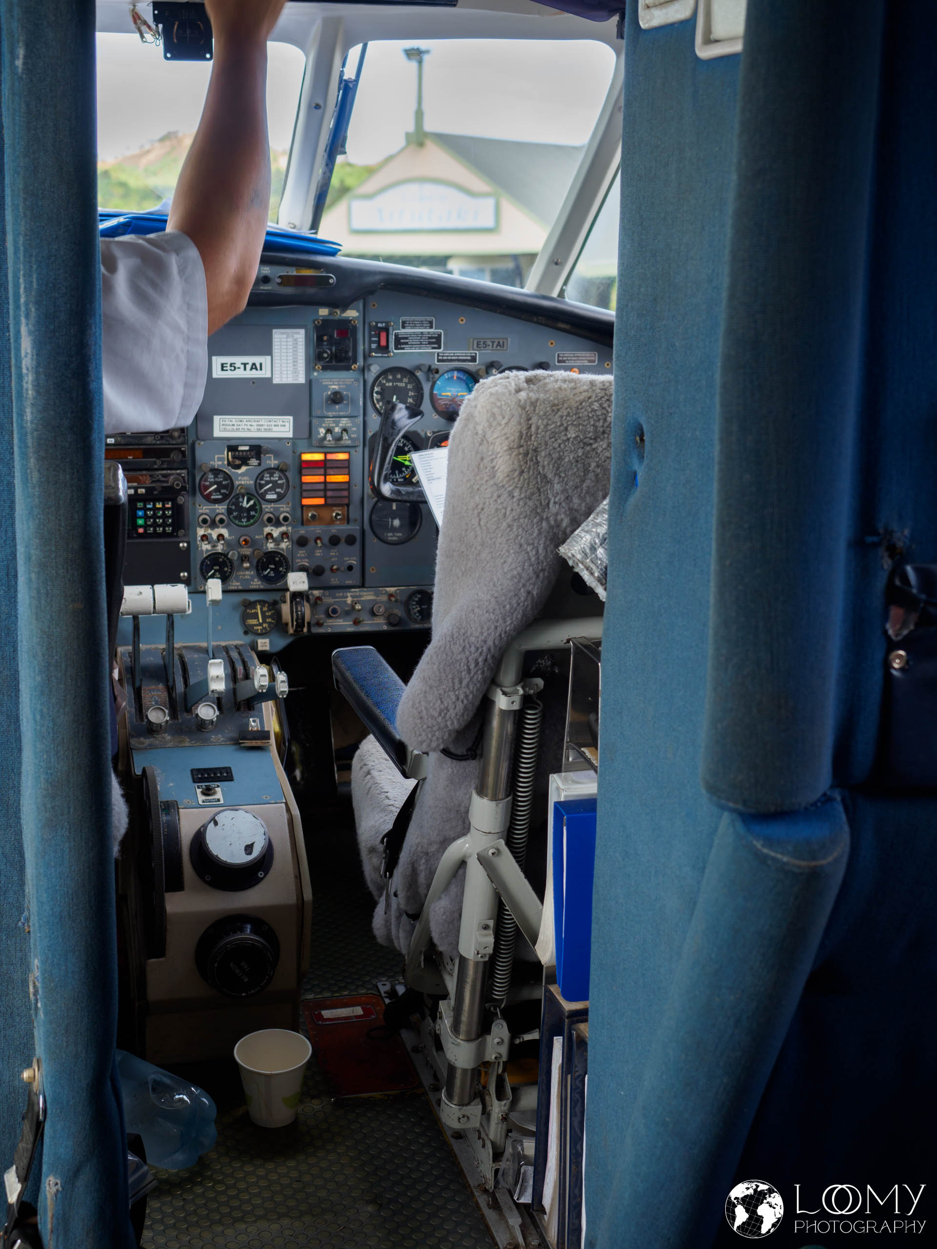 Blick ins Cockpit