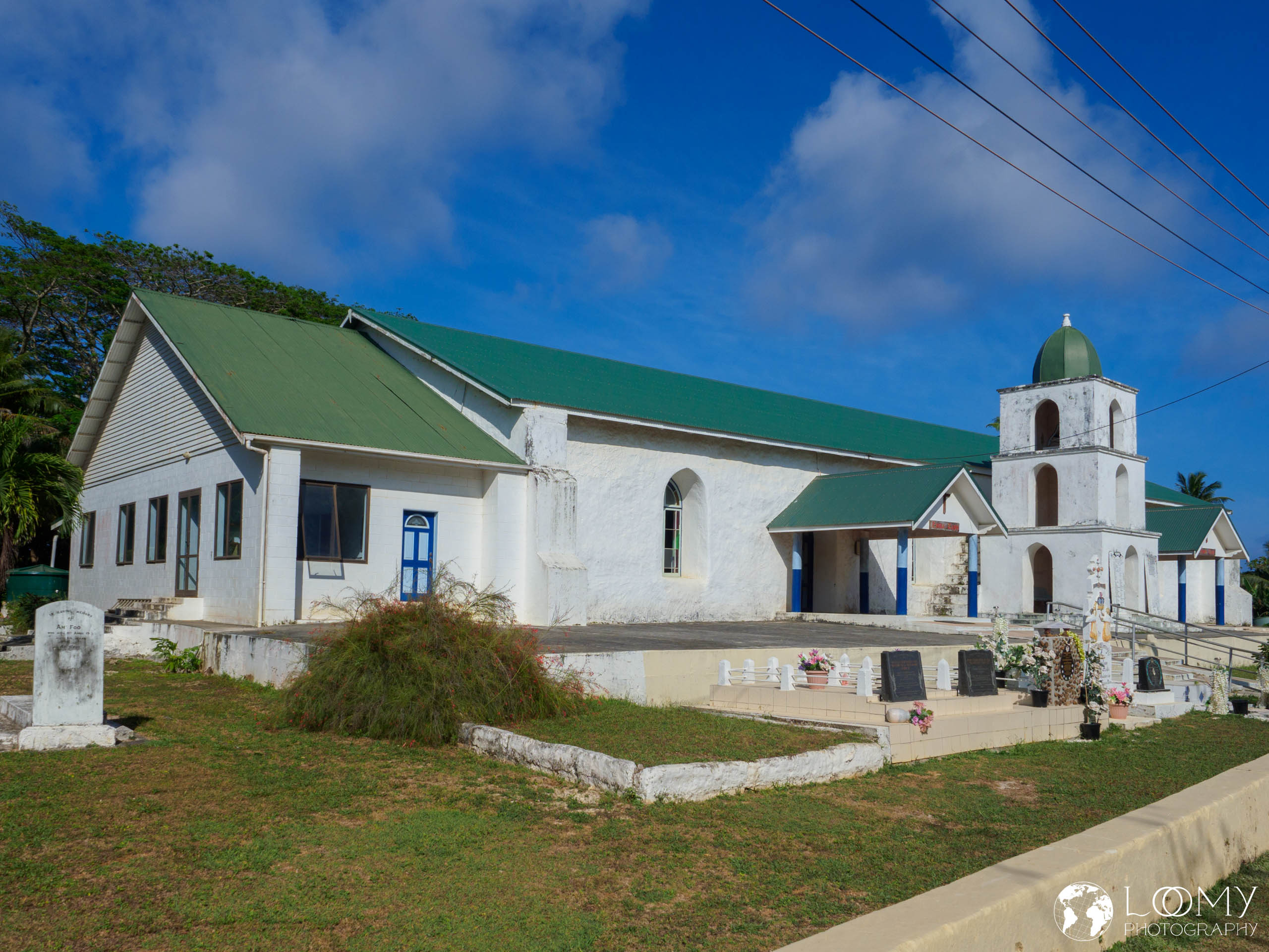Kirche im Hauptort der Insel